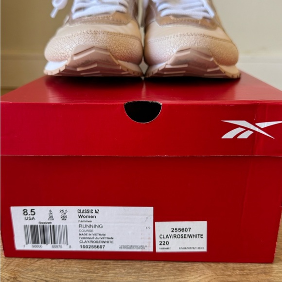 Reebok cream and Rose Gold Classic AZ Sneakers size 8.5 - Picture 5 of 5
